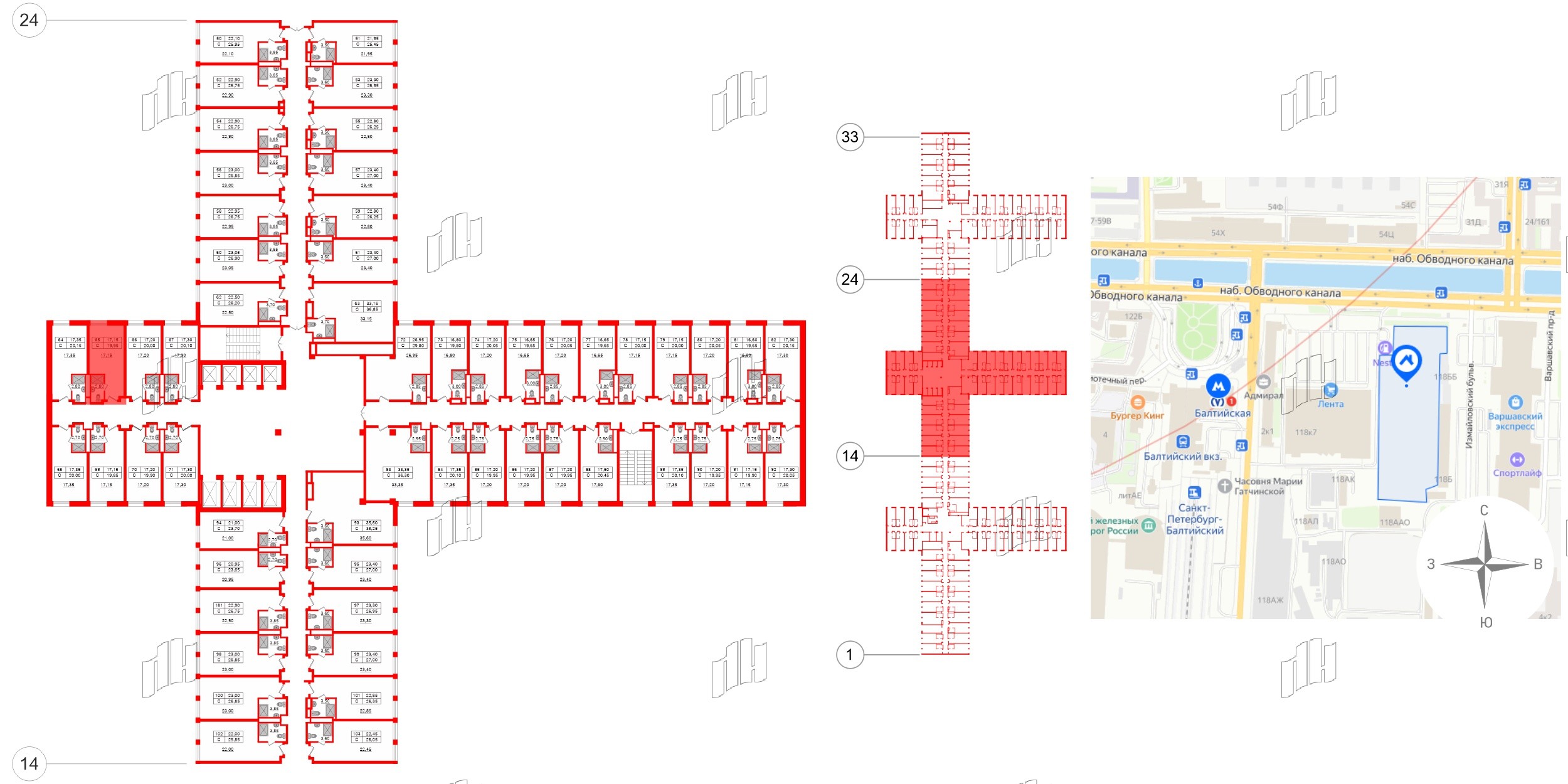 Апартаменты в ЖК Апарт-отель Well , студия, 20.16 м², 4 этаж